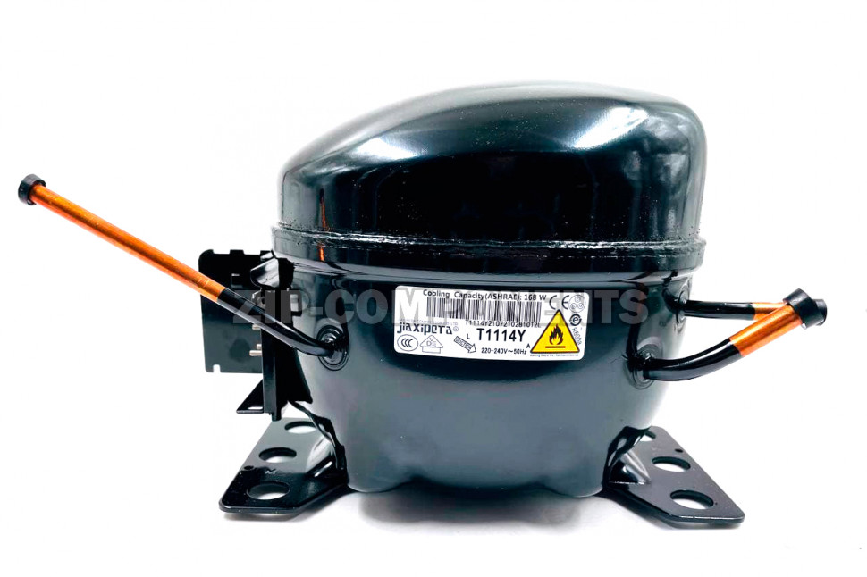 Компрессор R600, Джаксипера T1114Y (168Вт при -23.3°) в оригинальной упаковке Indesit C00763787