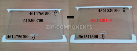 Отделка стекла задняя Beko 4561520100, Н-490мм