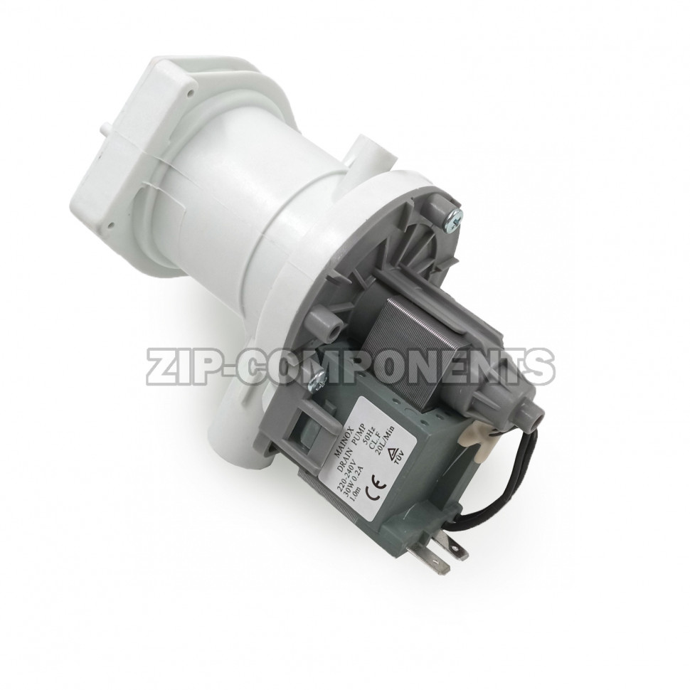 Помпа Mainox с улиткой стиральной машины клемма назад раздельно Bosch Siemens 00141283